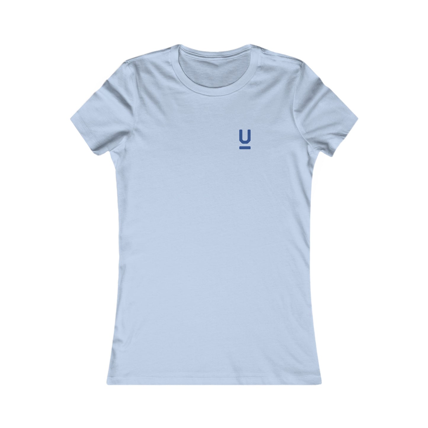 Camiseta favorita de las mujeres - logo azul
